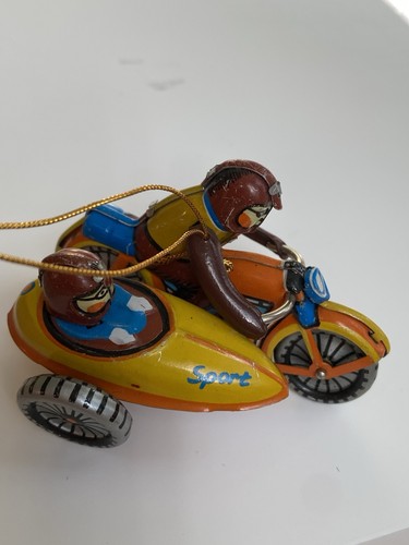Vintage biker toy - vintage, collectible